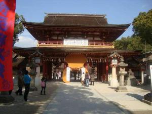 太宰府天満宮。『学業の神様』として全国的にも有名です。