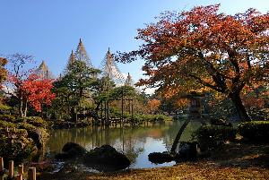 秋の兼六園