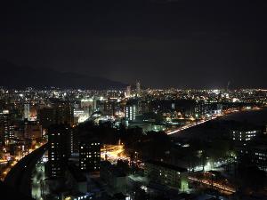高層階からの夜景（北海道大学方面）