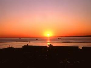 レストランからの世界三大夕日