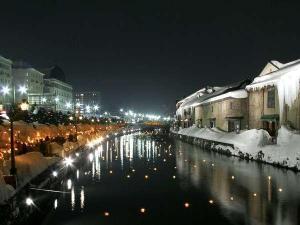 小樽の冬の恒例イベント「雪あかりの路」イメージ。