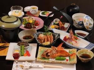 輝-かがやき-の膳　鮑舞踊り焼き付