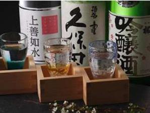 男性の休日　日本酒