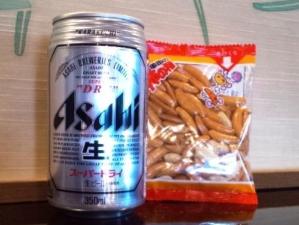 ビールとおつまみセットの一例