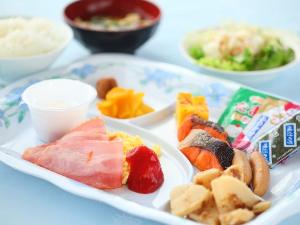 朝食盛り付け例