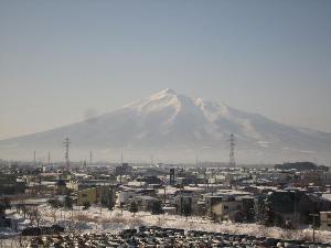 天気の良い日は客室からキレイな岩木山が見えます^^