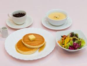 カップルプラン　ホットケーキセットイメージ