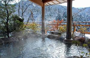 露天風呂　ひらひら(冬)