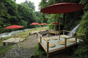 鶴仙渓　川床