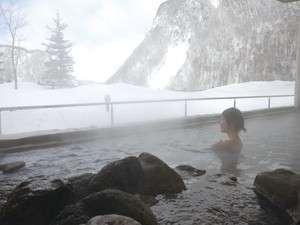 【天華の湯】冬には雪見の露天風呂