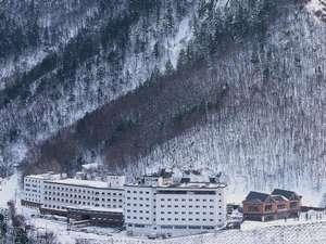 冬のホテル大雪