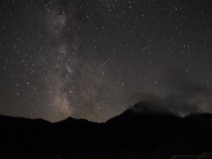 黒岳からみる夜空。天の川がくっきり見えるかも・・・♪