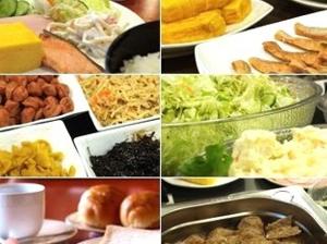 種類豊富な朝食<BR>朝6時30分〜9時まで