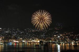 ホテルからの夜景（花火大会）