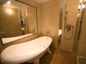 スパスイートには猫足のバスタブをご用意しております。ヨーロッパ風のバスルームです。