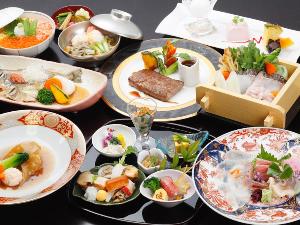 【特選会席イメージ】四季折々の山形の味覚をお楽しみください