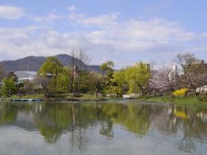 春の中島公園
