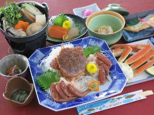 ≪カニの刺身≫活ガ二の活き造り姿盛