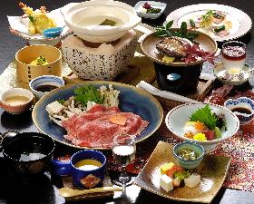 山海味覚祭りプラン〔鮑・和牛と両方お楽しみ頂けます〕