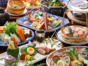 【料理】黒豚しゃぶをメインに、彩り鮮やかな会席膳