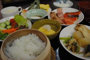 朝食バイキング