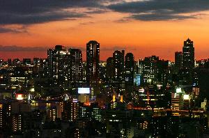 スーペリアダブルからの夕景