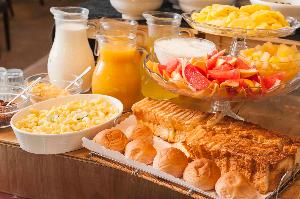 朝食はビュッフェスタイルです！