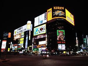 北海道で一番の繁華街ススキノ！ホテルから徒歩５分☆札幌の夜を楽しみましょう♪