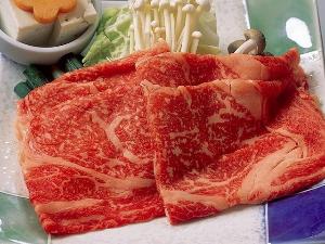 肉質の旨みと柔らかさが好評の「熊野牛」 しゃぶしゃぶ小鍋でお楽しみください。