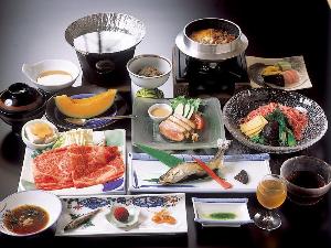 当館一番人気！「熊野牛しゃぶ懐石」プラン　＜夏の献立例＞