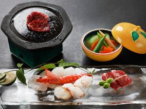 海鮮・馬肉溶岩焼き