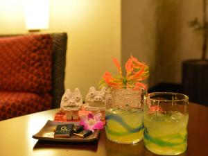 ウェルカムドリンク＆チョコレート