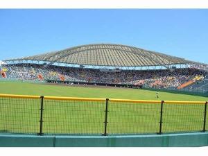 沖縄セルラースタジアム　プロ野球キャンプも行われています。