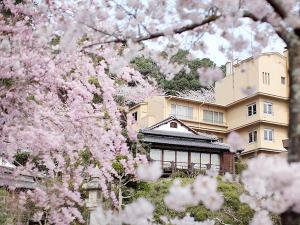 春には満開の桜に囲まれて