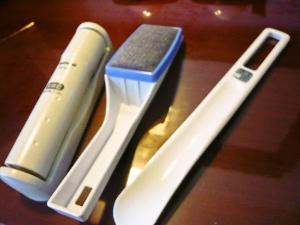 客室備品★常備灯、エチケットブラシ、くつべら