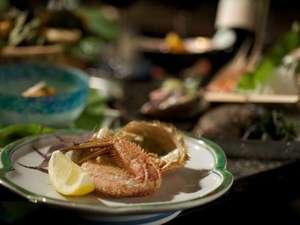 【お料理イメージ】虎杖浜産の食材をふんだんに使います