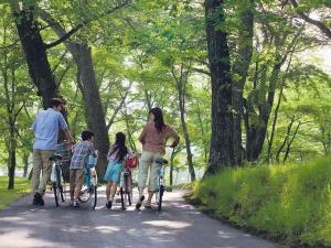 ◆さわやかな高原の自然の中でのサイクリングがおすすめ♪