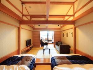 木の温もりと快適さの調和した露天風呂付和洋室（例）