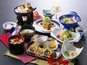 秋の食材がふんだんに使われている、「秋のなごみぜん～もみじ～」