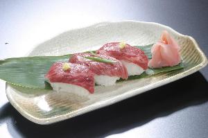 前沢牛の握り寿司