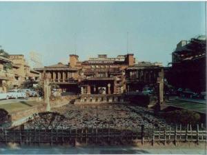 【ライト館】帝国ホテル2代目の建物は1923年フランク・ロイド・ライトの設計で建設されました。
