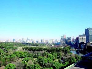 ホテルの目の前にある【日比谷公園】お散歩するのに、お勧めです！