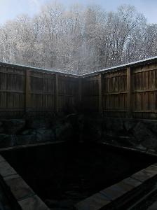 冬の露天
