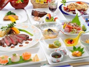 贅沢な旬の和食会席和食膳（一例）
