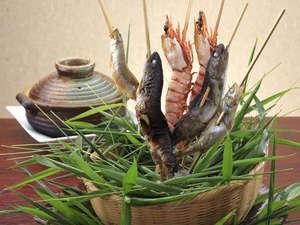 一日10席限定のふる川特製囲炉裏メニュー
