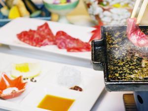 広島牛の石焼膳