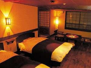 和と洋が調和した２名様専用の和風モダンル‐ムです。お部屋からは阿寒湖の景色をお楽しみ頂けます。