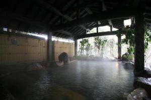 女性用露天風呂　化粧の湯　冬