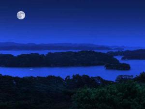 客室から望む夜の松島湾イメージ