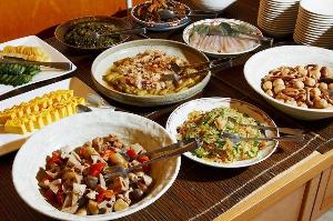 朝食バイキング一例